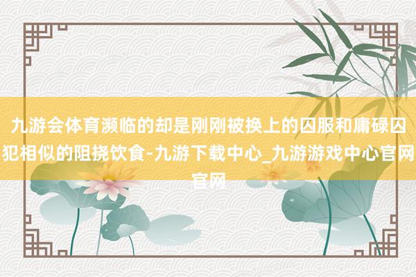 九游會(huì)體育瀕臨的卻是剛剛被換上的囚服和庸碌囚犯相似的阻撓飲食-九游下載中心_九游游戲中心官網(wǎng)